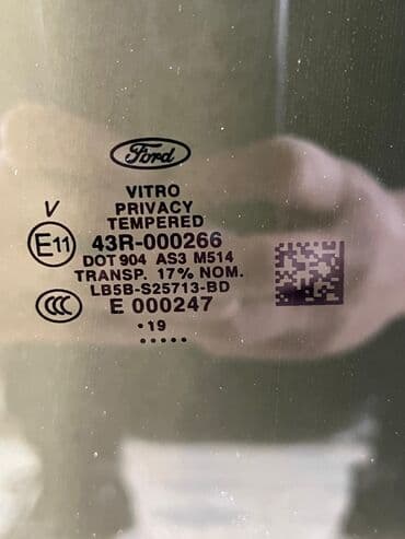 fort: Стекло Заднее правое Ford, 2023 г., Б/у, Оригинал — 5