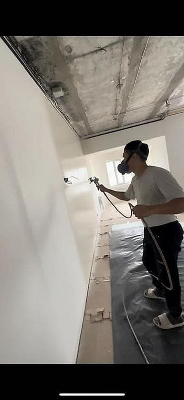 Буюртмага эшиктер: Дубалдарды сырдоо, Шыптарды сырдоо, Терезелерди сырдоо, Майдын негизинде, Суунун негизинде, 6 жылдан ашык тажрыйба — 4