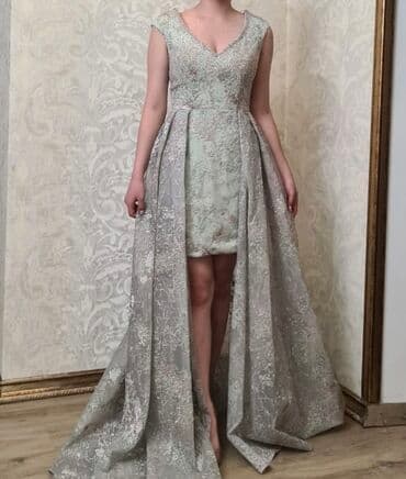 прокат карнавальных костюмов в бишкеке бишкек: Вечернее платье, Длинная модель, Без рукавов, S — 2