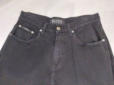 джинсы с мотней мужские: Продам мужские джинсы. Прямые. Широкие. Посадка высокая. Цвет чёрный — 2