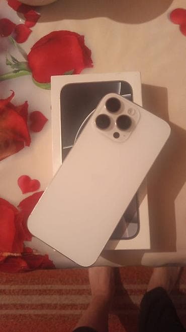 iohone x: IPhone 16 Pro Max, Б/у, 256 ГБ, Белый, Коробка, 91 % — 1