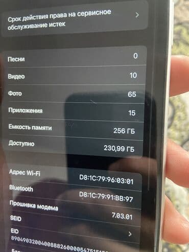 Акылдуу сааттар: IPhone Xr, Колдонулган, 256 ГБ, White Titanium, Заряддоочу түзүлүш, Каптама, Кабель, 81 % — 7