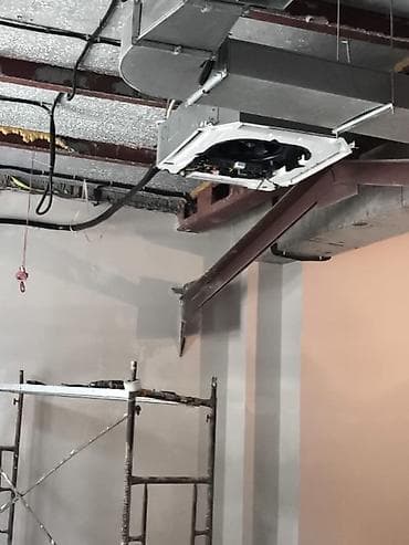 Техника орнотуу: Установка кассетного кондиционера — 4