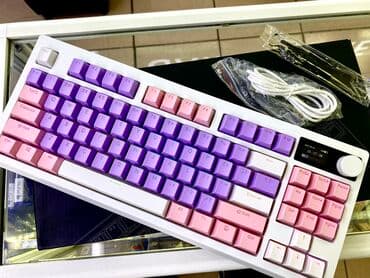 клавиатура мембранная: Клавиатура, Механическая, Проводное, Bluetooth подключение, Размер: 75% — 3