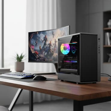 Мониторлор: ПК корпусу, Жаңы, Mini-ATX, түсү - Кара — 1