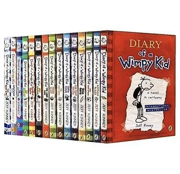 журналы: Набор книг Diary of a Wimpy Kid — полная коллекция на английском — 1