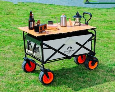 четырехколесный: Под заказ Складная Тележка для Пикника Колеса вращаются на 360 — 5