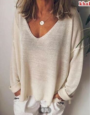 Прокат одежды: Стильные женские осенне-зимние кофточки в красномсером и горчичном — 23