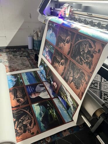 Широкоформатная печать, | Фотообои