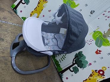 детские авто кресло: Детский электрокачели-шезлонг с колыбелью и капюшоном - Тип — 1