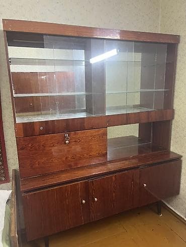 телевизор под тумбочка: Недорого - Мебельный гарнитур-2 стенки. Состав: - Стенка/буфет на — 1