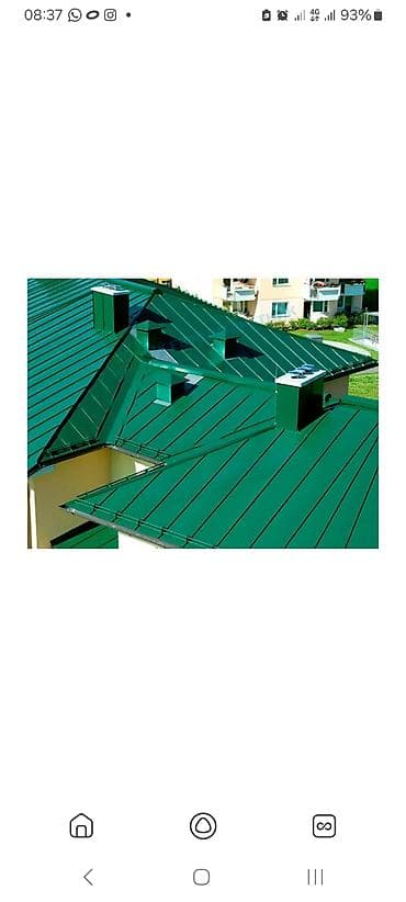 сварка жумуш: Покраска металлических крыш и кровельных конструкций - — 3