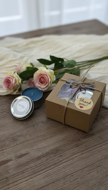 Продаю свечи 150 (железной баночке) 250 (в стеклянной банке), 50 (