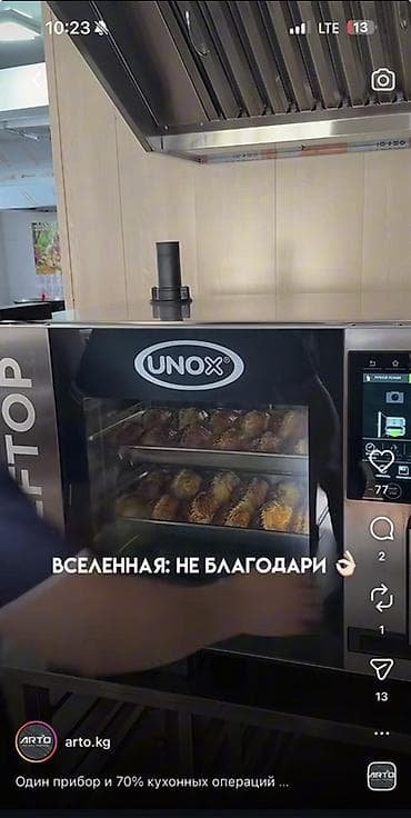 UNOX — профессиональный пароконвектомат/конвекционная печь для