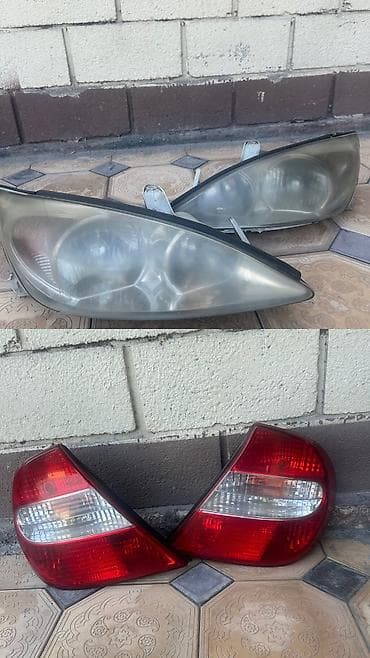 дайхатсу фара: Комплект передних фар Toyota 2004 г., Б/у, Оригинал, Япония — 1