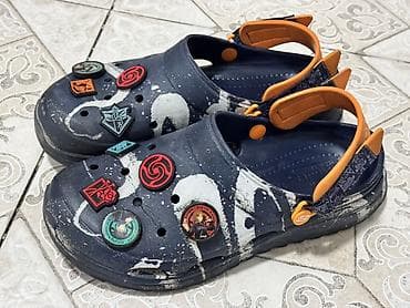 трекинговые обувь: Сабо, 41, 41.5, 42, Sketchers, Б/у, цвет - Синий — 2