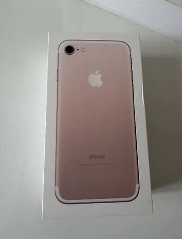 IPhone 7, Б/у, 32 ГБ, Rose Gold, Коробка, 100 %