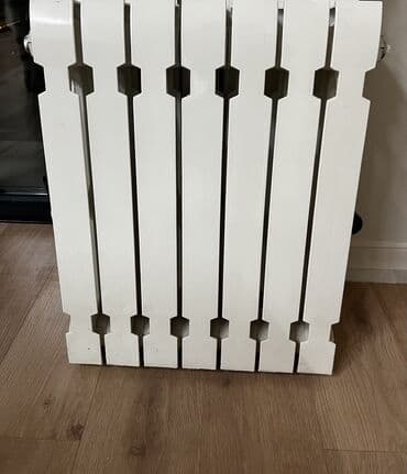 кател для отопление: Секционный радиатор отопления, белый, настенный. - Материал: металл — 2