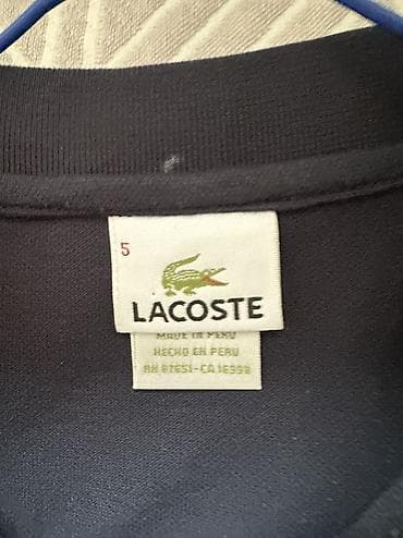 pull beer: Мужская футболка, L, Lacoste, Новый, цвет - Синий, Самовывоз, Платная доставка — 2