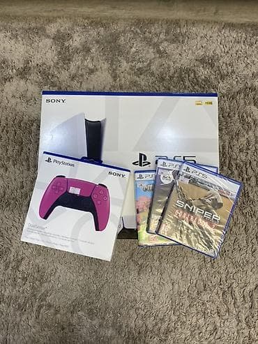 ipad pro 5: PlayStation 5 slim Комплектация: - Белый DualSense. - Розовый — 2