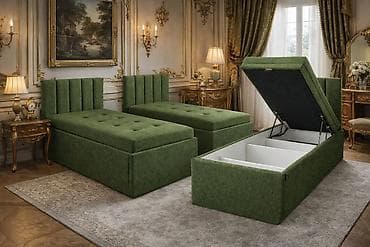 угловая кухонная мягкая мебель: Односпальная кровать, Новый, С мягким изголовьем, длина - 200 см — 1