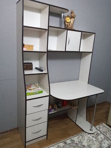 рабочий стол белый купить: Компьютерный стол Состояние 9 из 10 Белое дерево цвет грамотный — 3