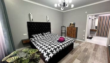 суточные квартиры каракол: 1 комната, Душевая кабина, Постельное белье, Кондиционер — 2