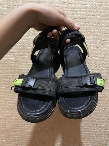 сандали обувь: Сандалии спортивные, черные - Тип: открытые сандалии с ремешками - — 1