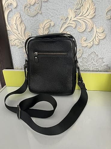 Аксессуарлар: Классикалык сумка, Butun, Материалы: Нукура булгаары, Сыдырмалуу, Эркектердики — 2