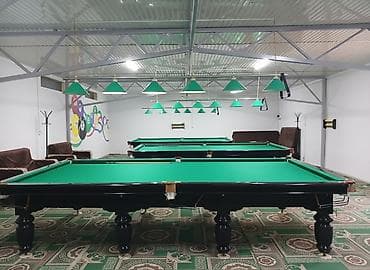 Продаётса бильярдные столы 12-фут. графит. шар арамит, 3-шт полный at lalafo.kg Продаётса бильярдные столы 12-фут. графит. шар арамит, 3-шт полный