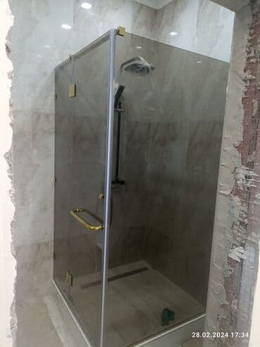 установка стеклянной перегородки в душе цена: На заказ Цельностеклянная перегородка, Для офиса, Бесплатный замер, Бесплатная доставка, Бесплатная установка — 19