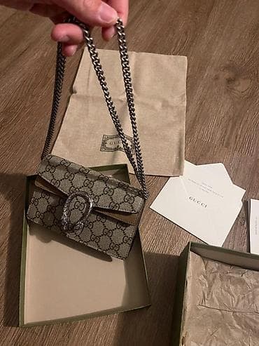 тигил: Сумка Gucci Dionysus GG Supreme с цепочной лямкой - Материал — 5