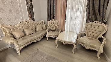 Гарнитур для зала, Журнальный стол, Стул, Кресло
