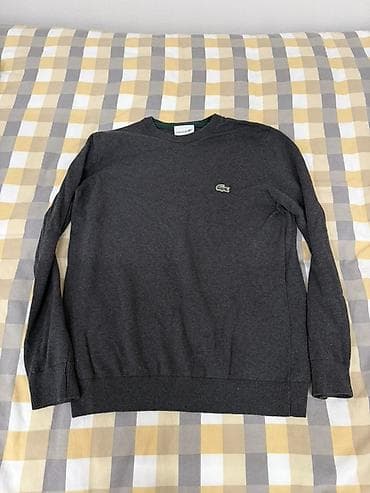 Свитера: Lacoste – мужской джемпер с круглым вырезом - Бренд: Lacoste — 1