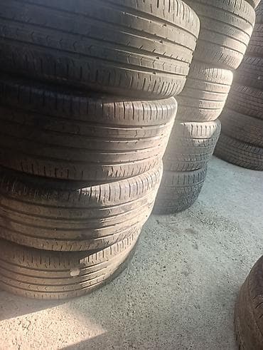 Шины 225 / 60 / R 17, Лето, Б/у, Комплект, Легковые, Германия, Continental
