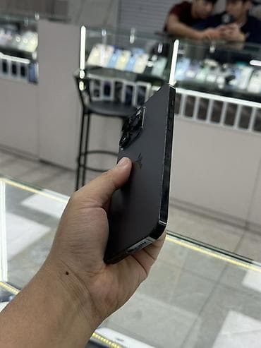 iphone 16 pro lalafo: IPhone 14 Pro Max, Б/у, 256 ГБ, Черный, Кабель, 92 % — 3