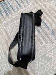 купить мужской клатч из натуральной кожи ручной работы: Барсетка, Coach, Материал: Экокожа, Разделенные отделения, Б/у — 3