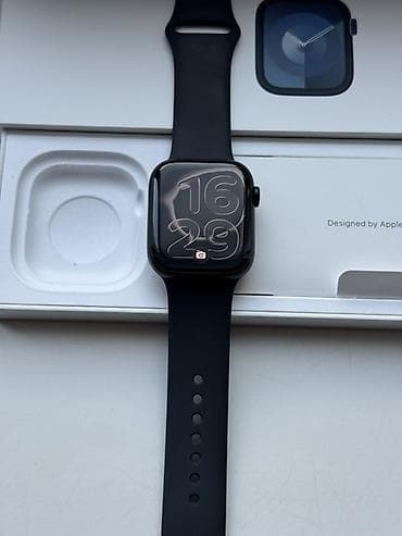 айфон эир: Apple Watch Series 9 45MM Midnight 64GB АКБ 100%, свой, не заменённый — 2