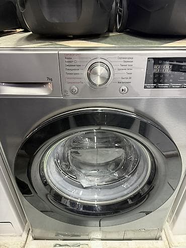 spark 2: Стиральная машина фронтальная, загрузка 7 кг, серебристый корпус — 1