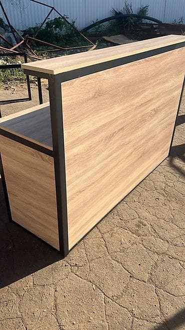 Бычуучу столдор: Стойка ресепшн/администраторская в стиле лофт Ресепшен в наличии — 4