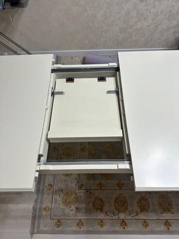 мебель выкуп: Стол трансформер Для кухни, Раскладной стол, цвет - Белый — 4