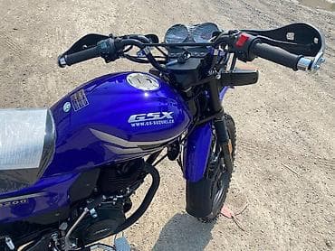 мопеды бензин: Классический мотоцикл Suzuki, 200 куб. см, Бензин, Взрослый, Новый — 2