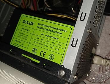 блок питания для ноутбука lenovo: Блок питания, Б/у, Delux, 240 Вт, 240 Вт — 1
