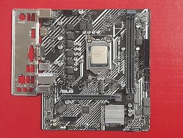 gk 61: Материнская плата, Б/у, Asus, LGA1200, Micro-ATX, Для ПК — 1