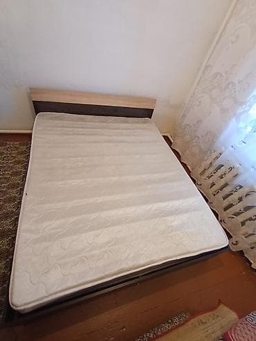 футон матрас купить: Продаёться Двуспальная кровать с матрасом. цена 5500+ торг — 2