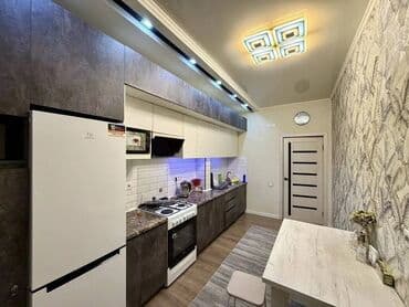 суточный квартира 2 комнатная бишкек: 2 комнаты, Агентство недвижимости, Без подселения, С мебелью частично — 5