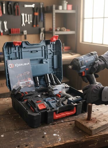 гидро молоток: Аккумуляторный гайковерт, Новый — 1