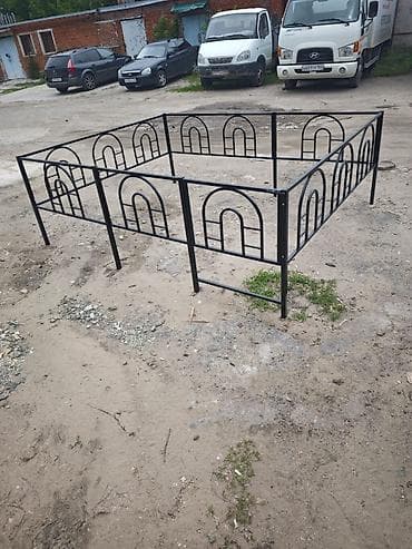 стойка для маналита: Металлический забор, Другой материал, Декоративный — 2