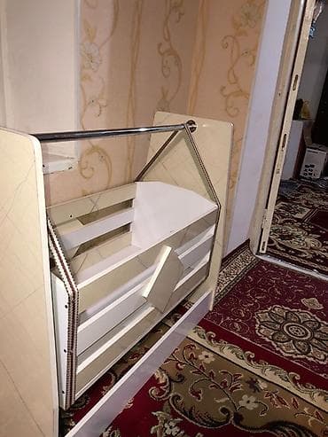 Мебель: Люлька, Качалка, МДФ, цвет - Белый — 3