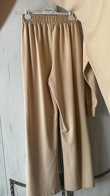 трикотажные тройки: Брючный костюм, Палаццо, Турция, Осень-весна — 3